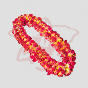 Double Lei - Dyed Yellow